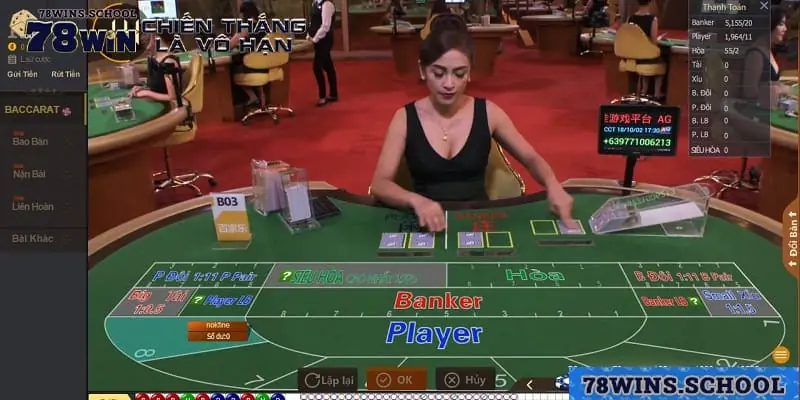 Tham gia Baccarat online 78Win vô cùng đơn giản