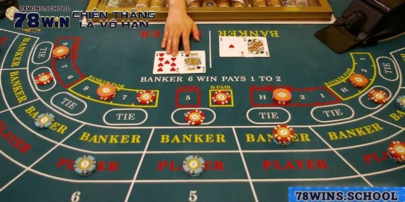 Cách tính điểm trong game Baccarat tại nhà cái 78Win