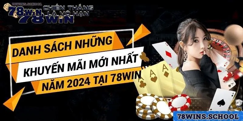 Khuyến mãi mới hot nhất 2024 tại 78Win