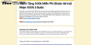78win Tặng 300k Miễn Phí - Ưu Đãi Mới Nhất Cho Hội Viên
