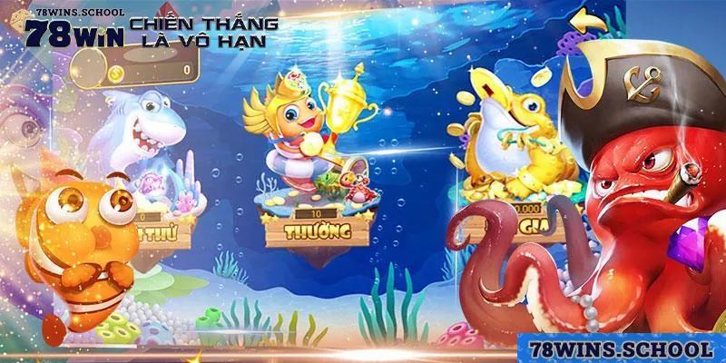 Những ưu đãi hấp dẫn cho người chơi bắn cá 2D tại 78win